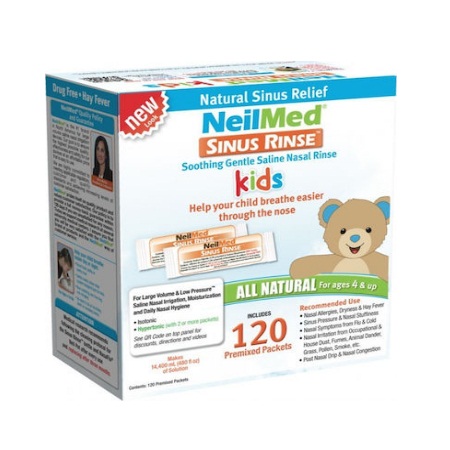 NeilMed Sinus Rinse Σύστημα Ρινικών Πλύσεων για Παιδιά 120 Ανταλλακτικά Φακελάκια