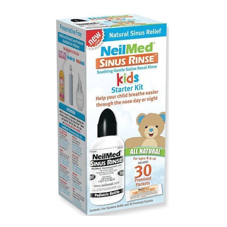 NeilMed Sinus Rinse Paediatric Starter Kit σύστημα ρινικών πλύσεων για παιδιά 4-14 ετών
