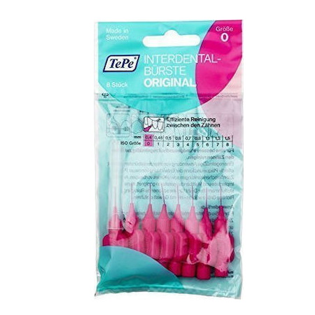 Tepe Μεσοδόντια Βουρτσάκια xxxx-fine 0.4 mm Φούξια 8τμχ