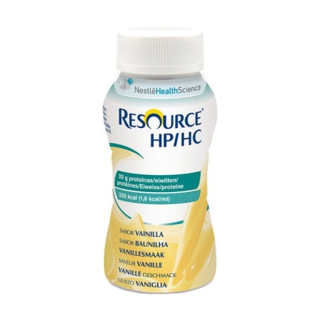 Nestle Resource HP/HC Vanilla Υπερπρωτεϊνικό & Υπερθερμιδικό Συμπλήρωμα Διατροφής με Γεύση Βανίλια 200ml
