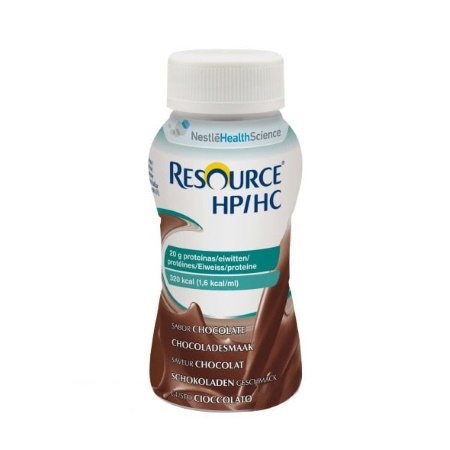 Nestle Resource HP/HC Chocolate Υπερπρωτεϊνικό & Υπερθερμιδικό Συμπλήρωμα Διατροφής με Γεύση Σοκολάτα 200ml
