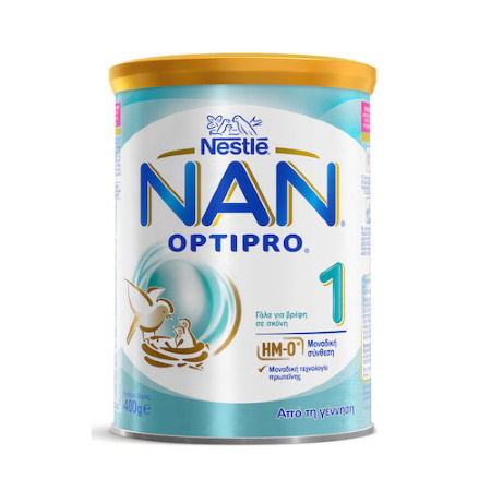 Nestle Nan 1 Optipro Γάλα Πρώτης Βρεφικής Ηλικίας 400gr