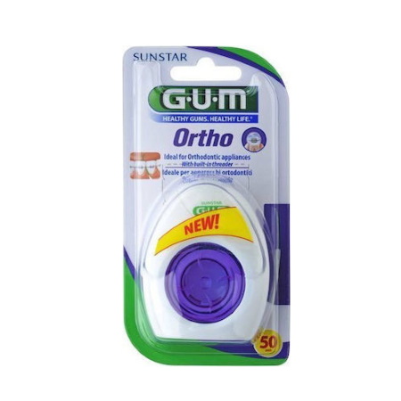 Gum 3220 Ortho Floss x50 Strands Ορθοδοντικό Νήμα 50τμχ