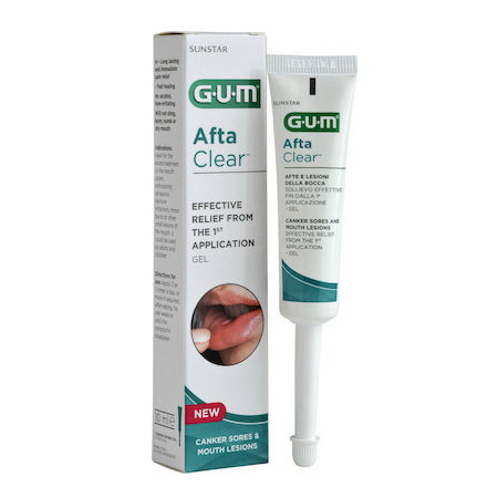 Gum Afta Clear Gel Τζελ τοπικής εφαρμογής για τη θεραπεία των Αφθών 10ml