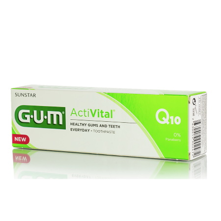 Gum 6050 Activital Q10 Toothgel Οδοντόκρεμα για την Καθημερινή Προστασία των Ούλων 75ml