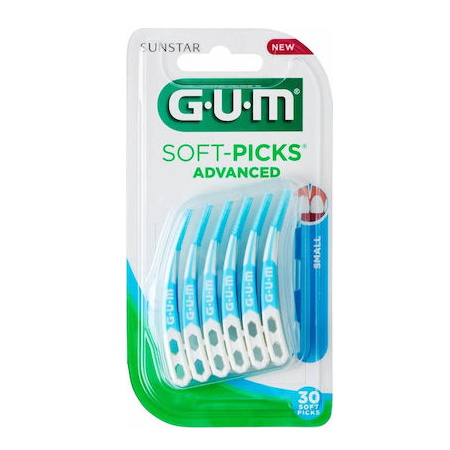 Gum 649 Soft Picks Advanced Small Μεσοδόντια Βουρτσάκια Μέγεθος Μικρό 30τμχ