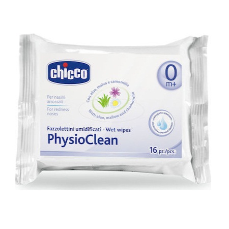 Chicco Υγρά Μαντηλάκια για τη Μύτη 16τμχ