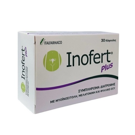 Italfarmaco Inofert Plus Συμπλήρωμα Διατροφής για την Αύξηση της Γονιμότητας 30 κάψουλες