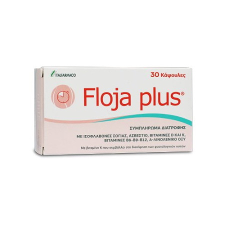 Floja Plus Συμπλήρωμα Διατροφής για την Εμμηνόπαυση 30 κάψουλες