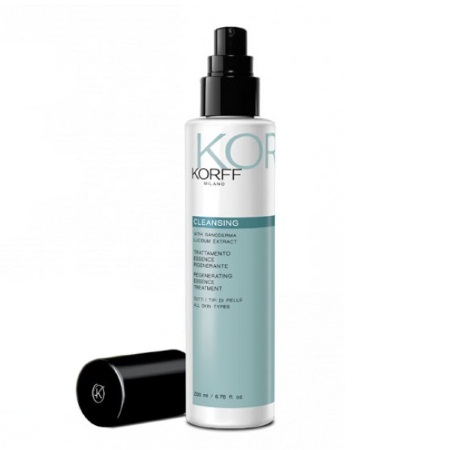 Korff Cleansing Regenerating Essence Treatment Αναζωογονητική Περιποίηση για όλους τους Τύπους Δέρματος με εκχύλισμα από Γανόδερμα το Λαμπερό 200ml