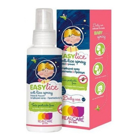 Real Care Easylice Anti-lice Spray Αντιφθειρικό Σπρέι για Προστασία και Πρόληψη 100 ml