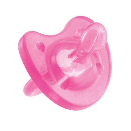 Chicco Πιπίλα Σιλικόνης Physio Soft Ροζ από 0+ μηνών 1τμχ