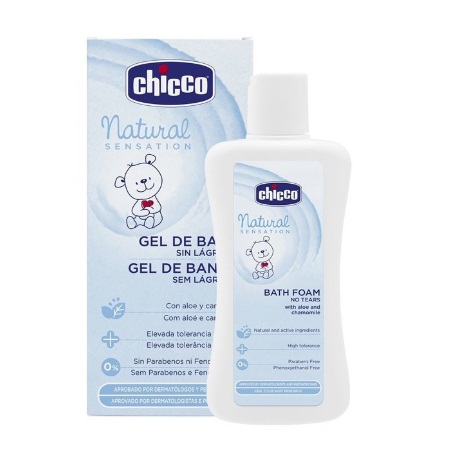 Chicco Natural Sensation Bath Foam Βρεφικό Αφρόλουτρο 200ml