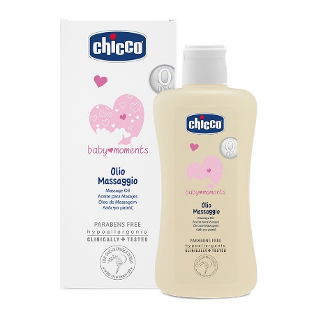 Chicco Baby Moments Λάδι για Μασάζ 200ml