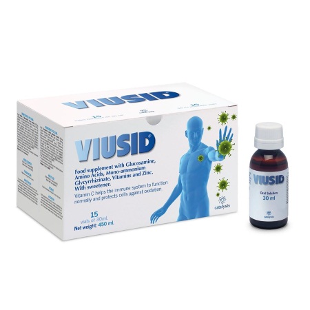 Viusid Oral Διατροφικό προϊόν ειδικά σχεδιασμένο για την αύξηση της ανοσολογικής άμυνας 15 x 30ml