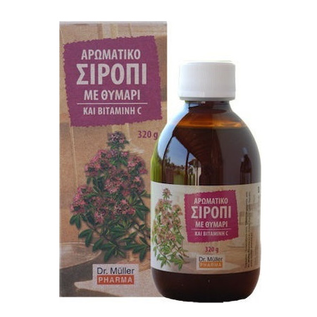 Dr. Müller Pharma Syrup Thyme and Vitamin CΣιρόπη με Θυμάρι και Βιταμίνη C 320gr