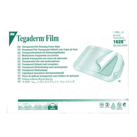 3M Tegaderm 1628 Διαφανές Επίθεμα 15 x 20 cm 10 τεμάχια
