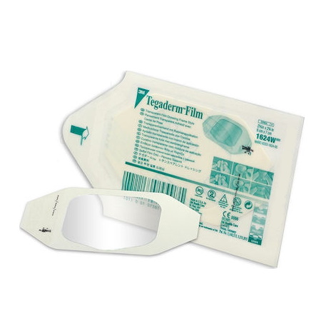 3M Tegaderm 1624W Διαφανές Επίθεμα 6cm x 7cm 100τμχ