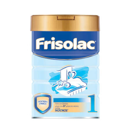 Frisolac 1 Γάλα σε σκόνη για βρέφη από 0 έως 6 μηνών 400gr