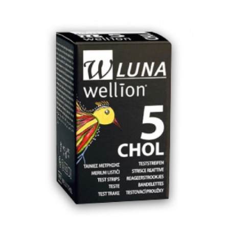 Wellion Luna Ταινίες Μέτρησης Χοληστερόλης 5 τεμάχια
