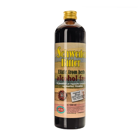 Schweden Bitter Alcohol Free	Ελιξίριο Μακροζωίας από Θεραπευτικά Βότανα 500ml