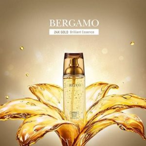 Bergamo 24 K Gold Brilliant Essence Αντιγηραντικός Ορός Προσώπου με Χρυσό 110ml