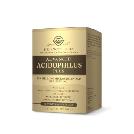 Solgar Advanced Acidophilus Plus 60 φυτικές κάψουλες