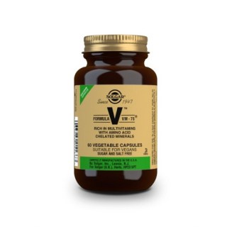 Solgar Formula VM-75 Πολυβιταμινούχο συμπλήρωμα διατροφής 60 φυτικές κάψουλες