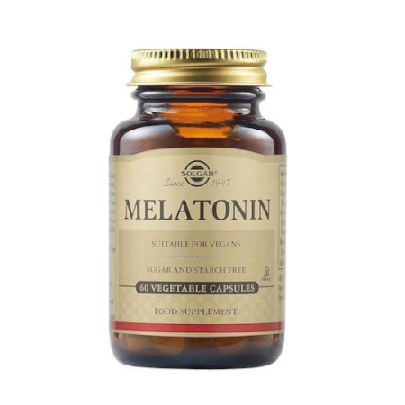 Solgar Melatonin Συμπλήρωμα για τον Ύπνο 60 φυτικές κάψουλες