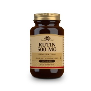 Solgar Rutin 500mg Συμπλήρωμα διατροφής με ρουτίνη 50 ταμπλέτες