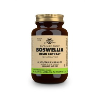 Solgar Boswellia Resin Extract Συμπλήρωμα Διατροφής για τις φλεγμονές των αρθρώσεων 60 φυτικές κάψουλες