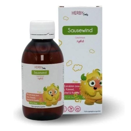 Herby Family Sausewind Παιδικό Συμπλήρωμα Διατροφής Για Την Αντιμετώπιση Κοιλιακών Πόνων 150ml