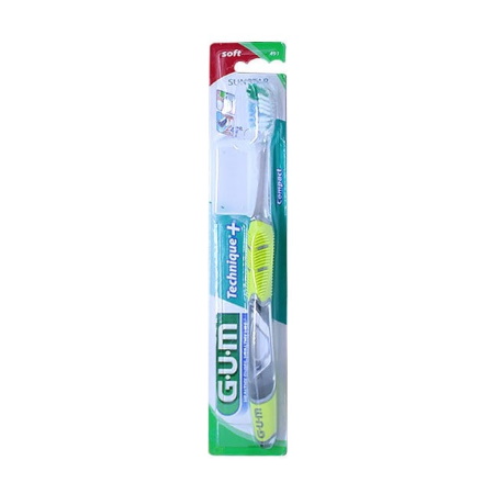 Gum 491 Technique Soft Compact Οδοντόβουρτσα Μαλακή 1τεμάχιο