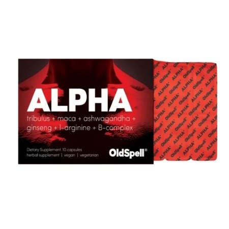Oldspell Alpha Συμπλήρωμα για Λίμπιντο & Ενίσχυση της Τεστοστερόνης 10 Κάψουλες