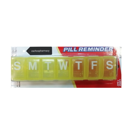 Acu-Life Pill Reminder with button 7days Εβδομαδιαία θήκη χαπιών 1 τεμάχιο