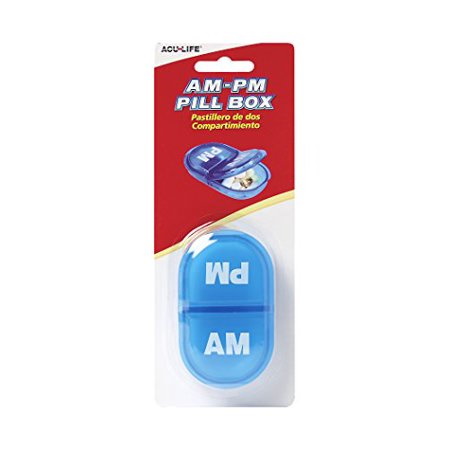 Acu-Life Θήκη χαπιών ημερήσια με 2 χωρίσματα AM-PM