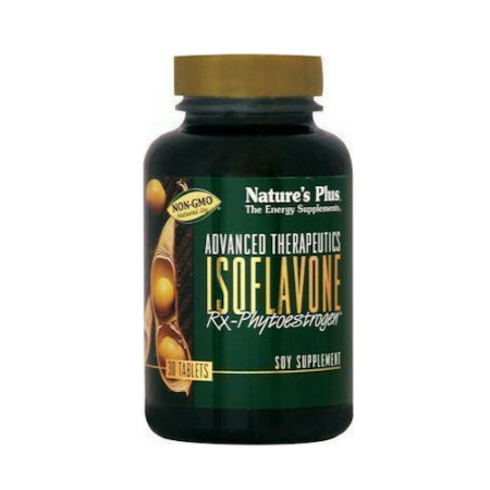 Natures Plus Isoflavone Rx Phytoestrogen Συμπλήρωμα Ισοφλαβόνων για την Εξυγίανση του Πεπτικό Συστήματος 30 ταμπλέτες