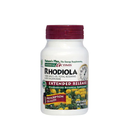 Natures Plus Rhodiola 1000mg Extended Release Συμπλήρωμα με Rhodiola 30 φυτικές ταμπλέτες