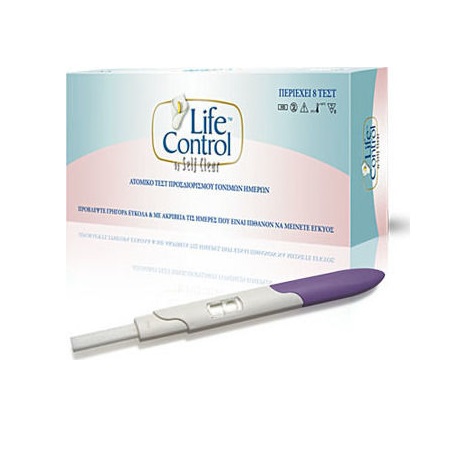 Euromed Life Control Τεστ Ωορρηξίας 8 Τεμάχια