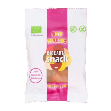 Bioearth Snack Bio Jellies Fruity Bears Ζελεδάκια με Γεύση Φρούτων 55gr