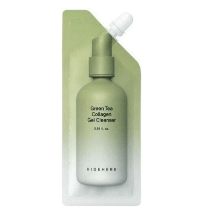 Hidehere Green Tea Collagen Gel Cleanser Τζελ Καθαρισμού Προσώπου για Λιπαρές Επιδερμίδες 25ml