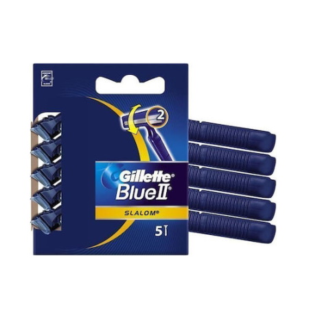 Gillette Blue II Slalom Ξυραφάκια μίας χρήσης 5 τεμάχια