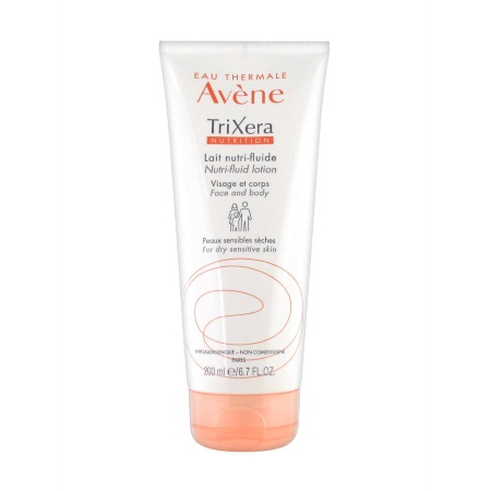 Avene Trixera Nutrition Lait Nutri-Fluid Lotion Ενυδατική Λοσιόν Πρόσωπο/Σώμα για Ξηρό/Ευαίσθητο Δέρμα 200ml