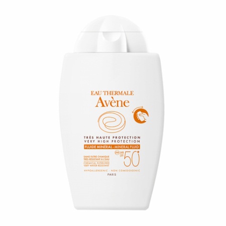 Avene Fluide Mineral SPF50+ Αντιηλιακό Προσώπου για το Ευαίσθητο μη Ανεκτικό Δέρμα 40ml