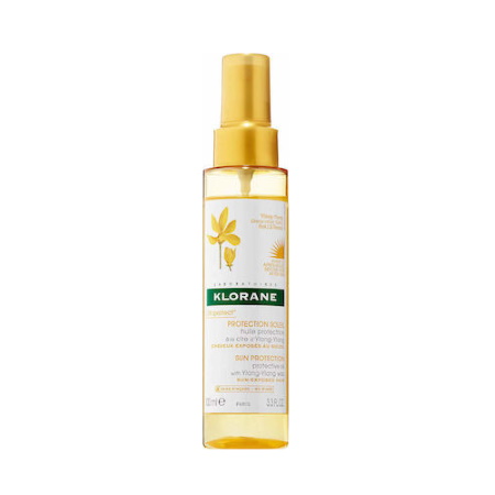Klorane Sun Radiance Protective Oil with Ylang-Ylang Wax Λάδι για τα Μαλλιά 100ml