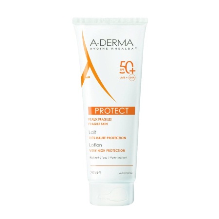 Aderma Sun Protect Body Lait SPF50+ Αντιηλιακό Γαλάκτωμα Σώματος για όλη την οικογένεια 250ml