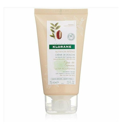 Klorane Creme de Douche Cupuacu Fleur Κρεμώδες Ντους με Άνθος Cupuacu 75ml