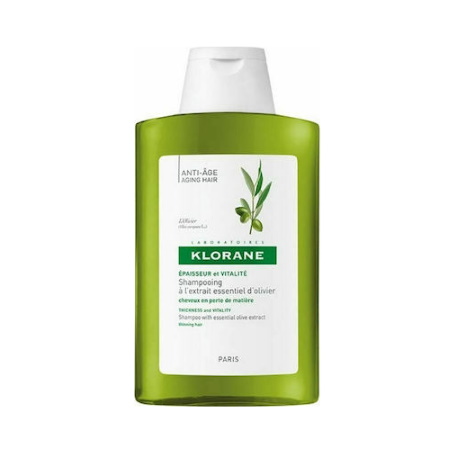 Klorane Thickness & Vitality Essential Olive Σαμπουάν για Ενυδάτωση για Όλους τους Τύπους Μαλλιών 200ml