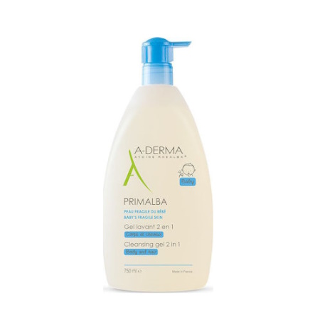Aderma Primalba Gel Lavant Douceur Τζελ Καθαρισμού Για Το Δέρμα Του Μωρού 750ml