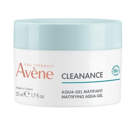 Avene Cleanance Mattifying Aqua-Gel Κρέμα Προσώπου για Ματ Αποτέλεσμα 50ml